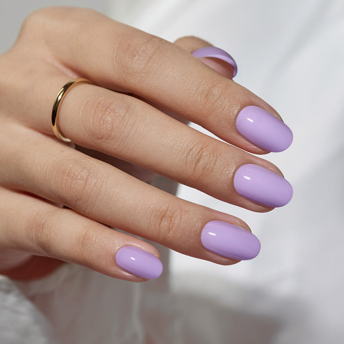 Lavender Purple Oval Medium