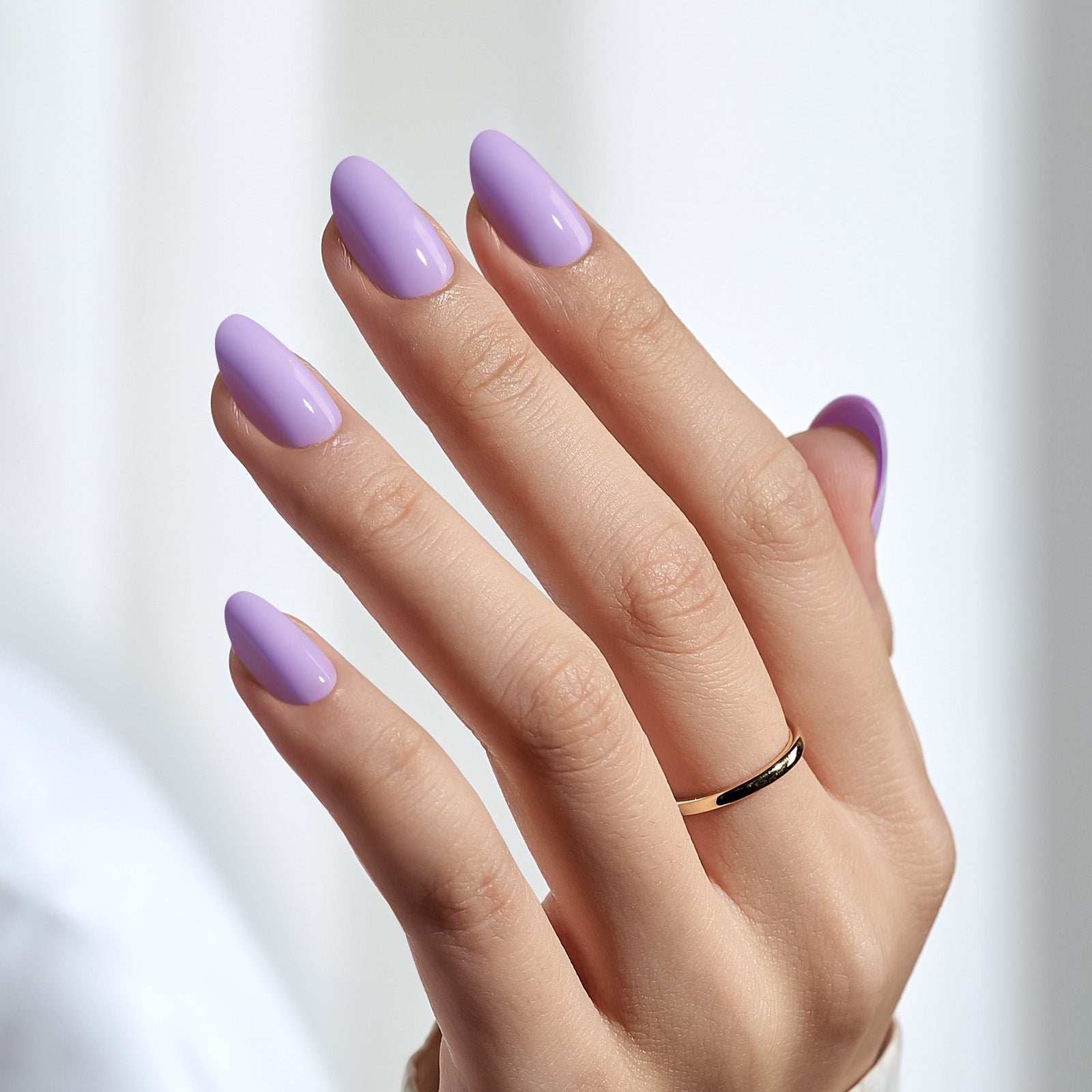 Lavender Purple Oval Medium