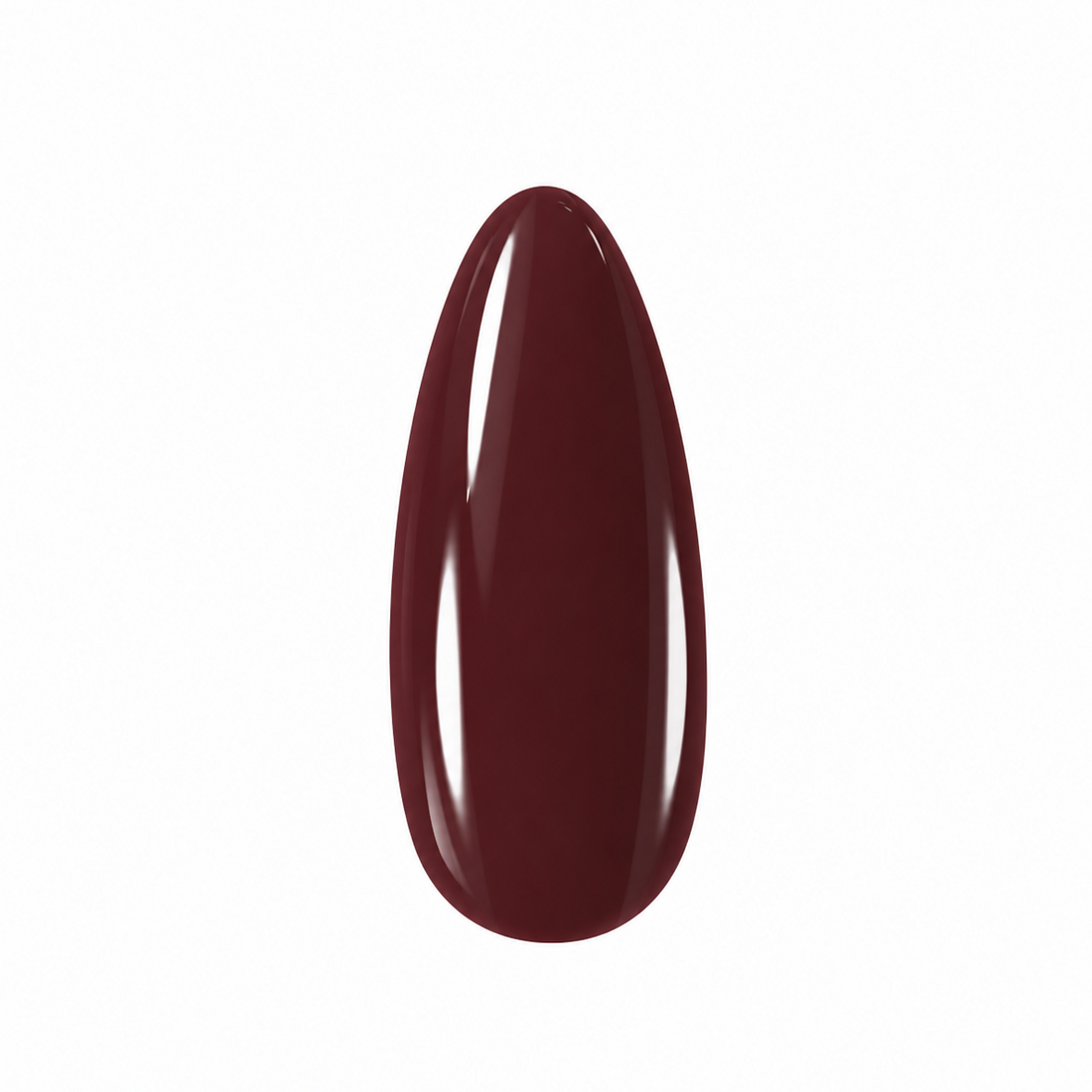 dark brown almond nails