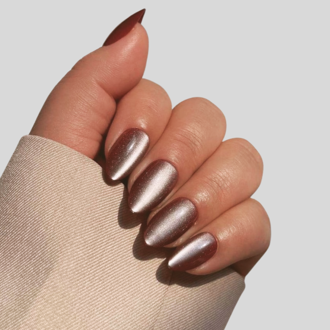 soft gel nagels cat eye