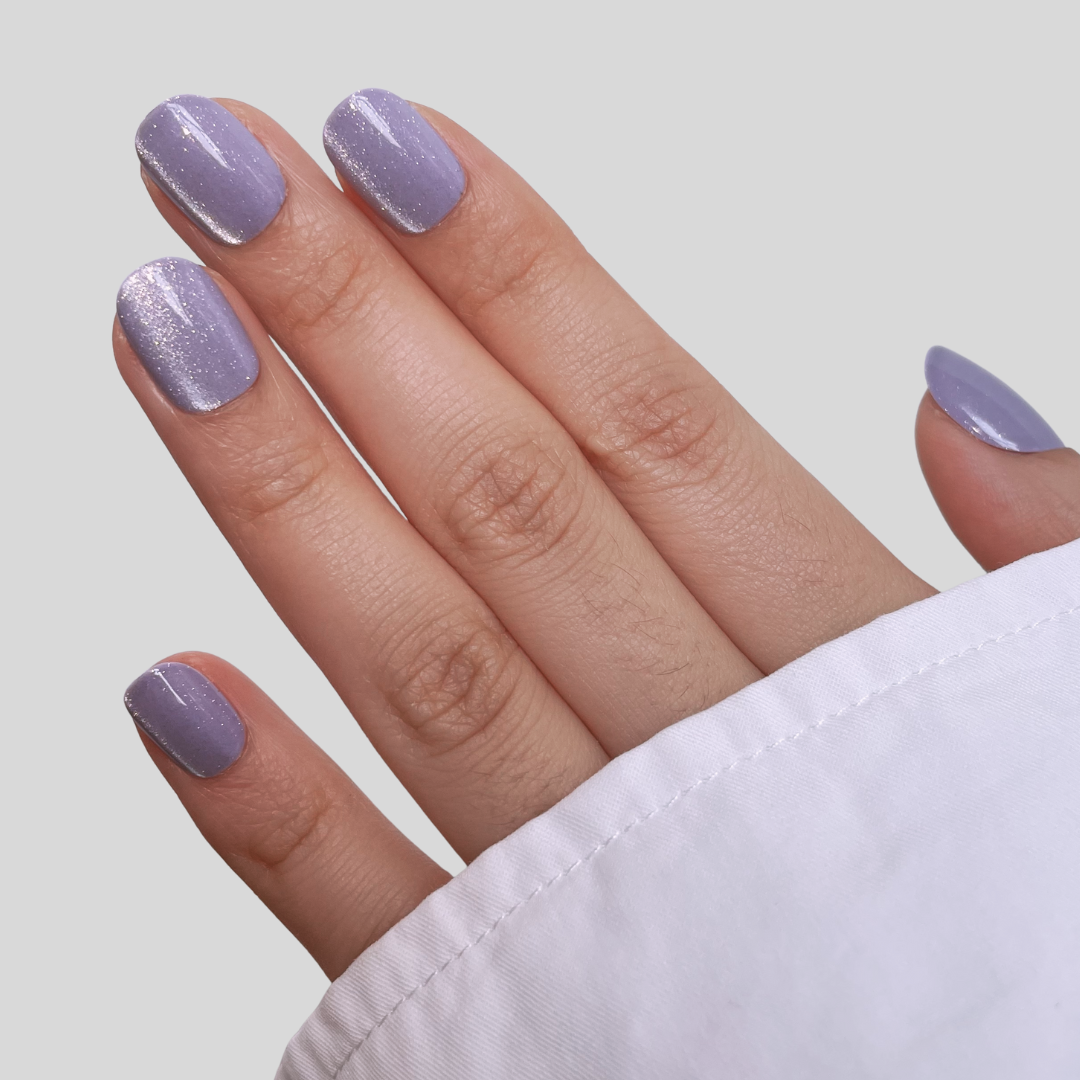 press on nails glitter