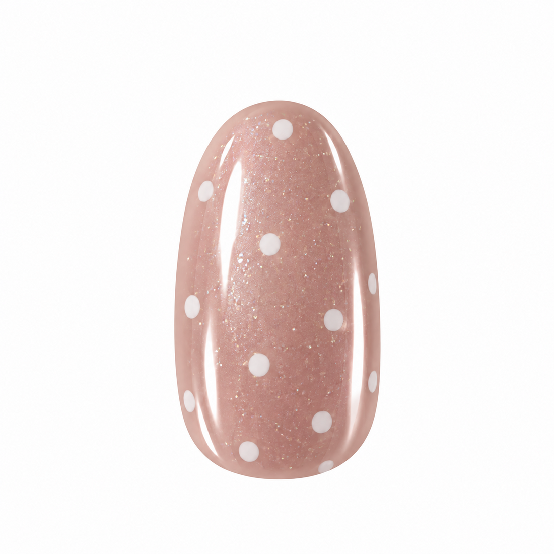 nude dots press on nails